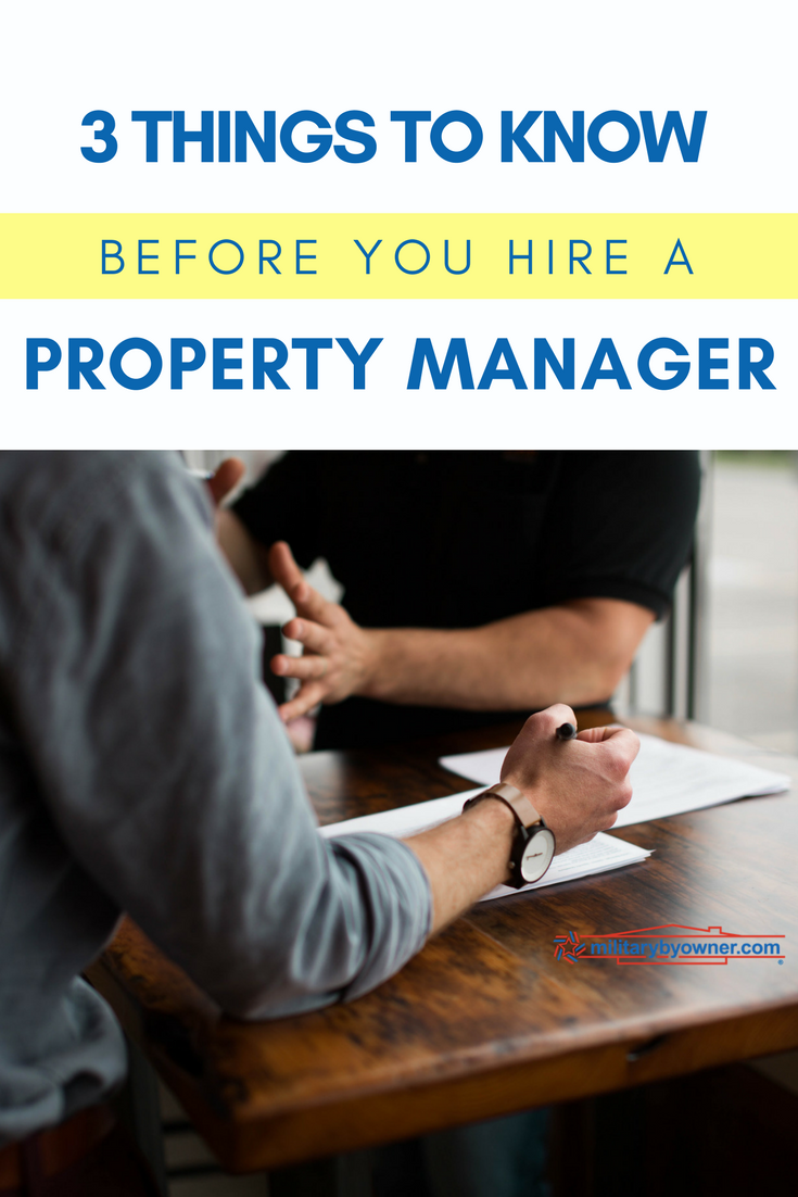 3 Things to Know Before You Hire a Property Manager